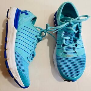 Under Armour Speedform Europa Running Shoe Blue Women's Size 7 EUC